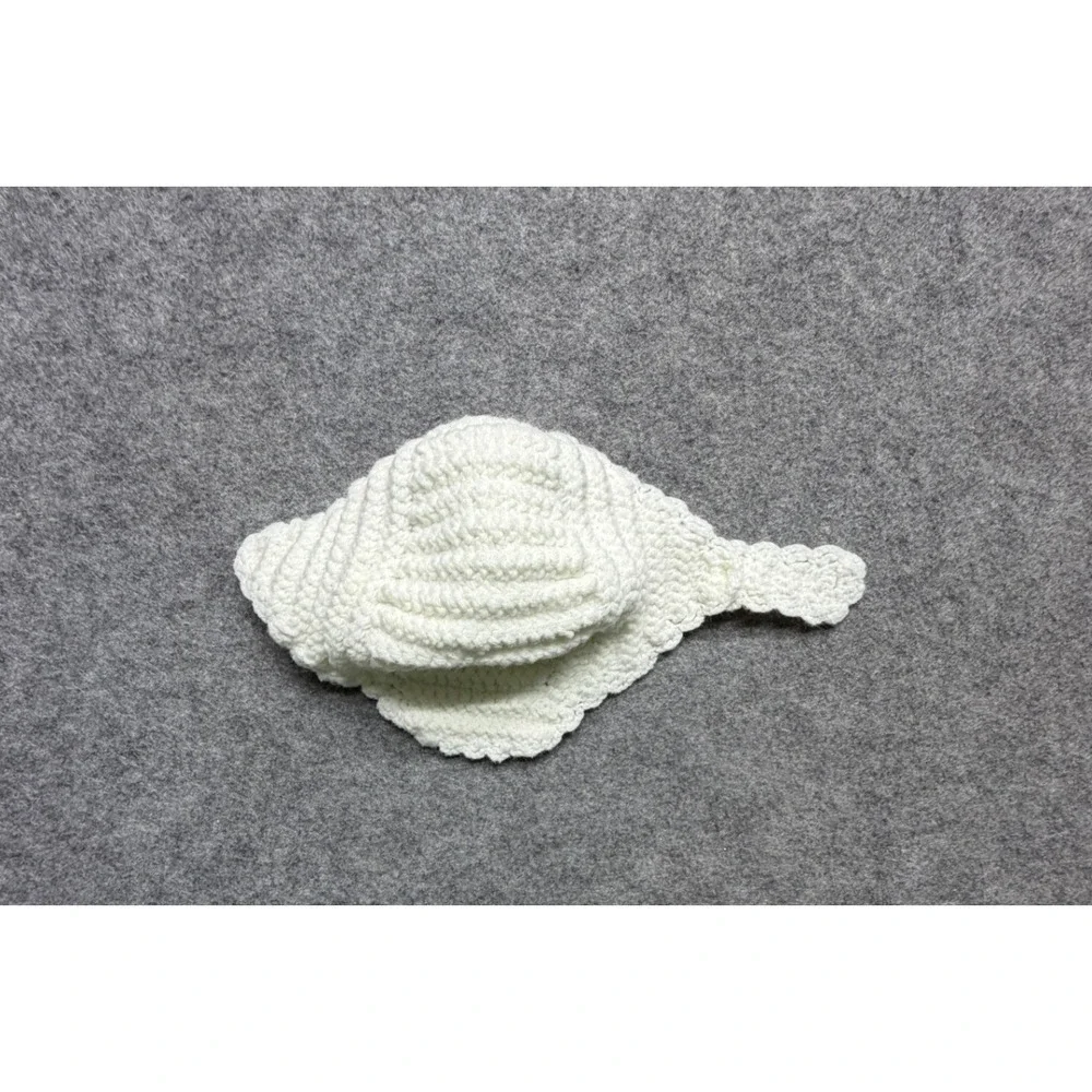 Vintage Handmade Crochet Baby Layette Set White Cardigan Bonnet Booties 0-6M